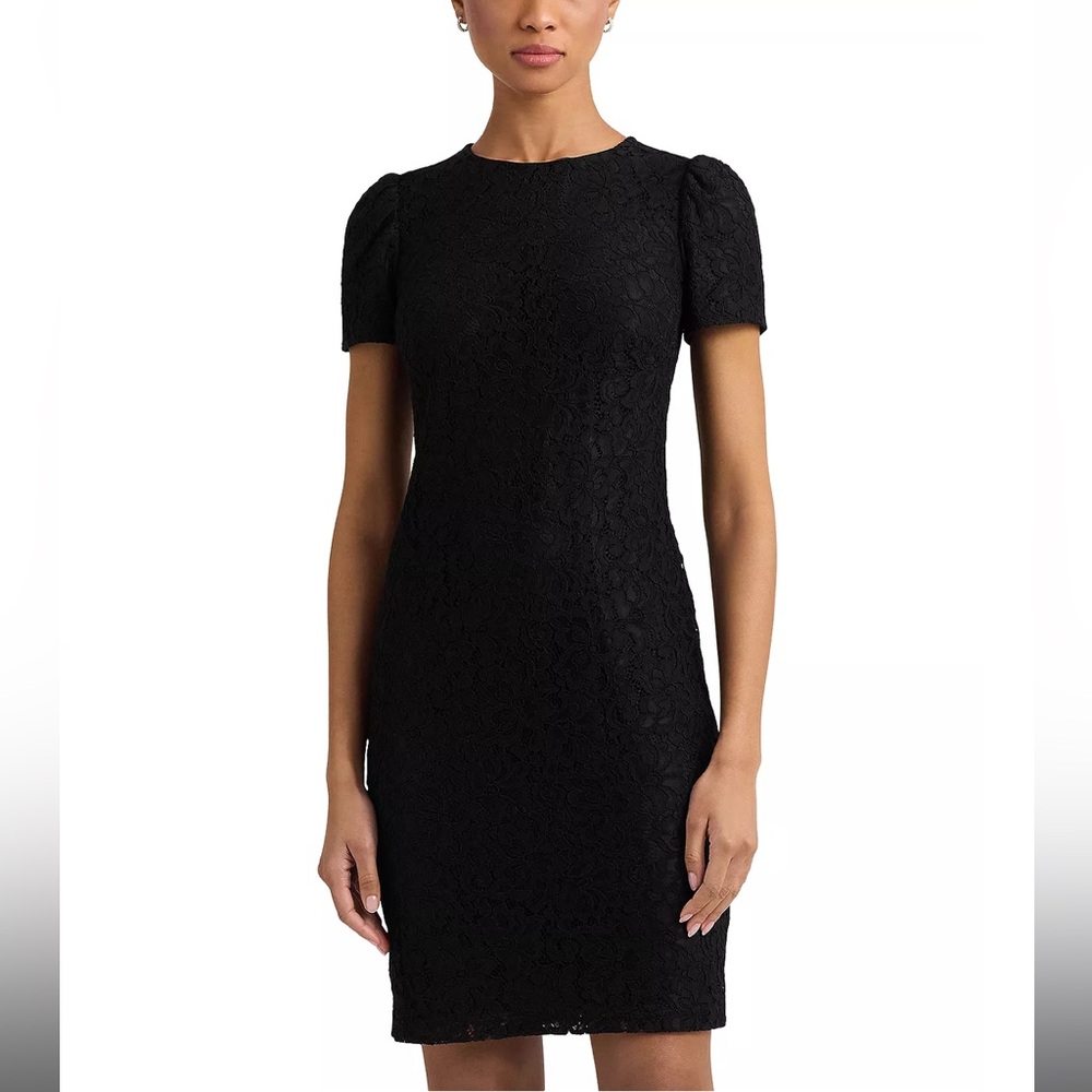 Lauren Ralph Lauren Corded Lace Cocktail Dress